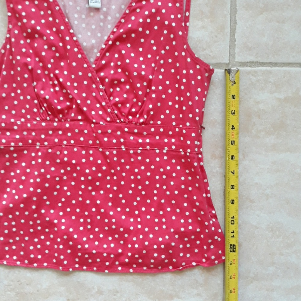 *Host Pick*Bass dark pink polka dot top - Picture 8 of 8